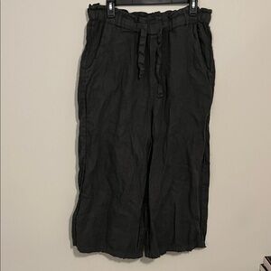 Anthropology wide leg linen pants